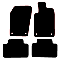 Jeep Grand Cherokee 2013 - Current (4 Pieces 4 Clips) Car Mats