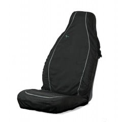 Universal Airbag Compatible Front Seat Cover - Black