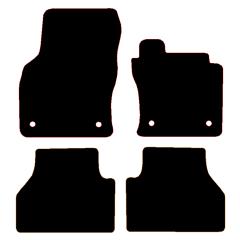 Volkswagen Caddy 2021 - Current (4 Pieces 4 Clips) Car Mats