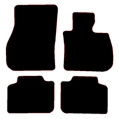 Mini Countryman U25 Non-Electric 2024 - Current ( 4 Pieces 8 Clips) Car Mats