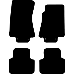 Jaguar XJ XJ8 SWB 2003-2009 (4 Pieces 4 Clips) Car Mats