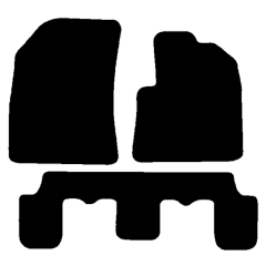 Citroen C4 Spacetourer 2018 - Current (3 Pieces 0 Clips) Car Mats