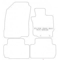 Mitsubishi Eclipse Cross Automatic (2018 - Current) Car Mats  